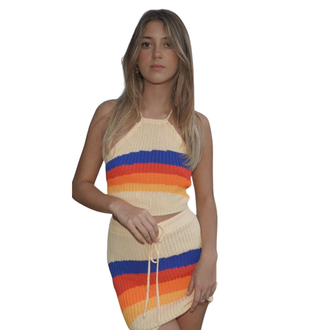Rib Knit Rainbow Set