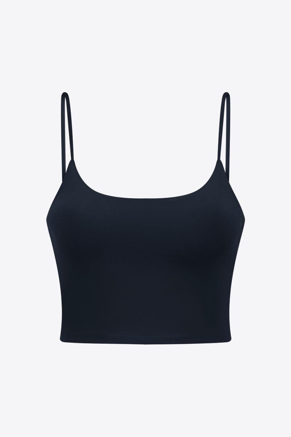 Feel Like Skin Scoop Neck Sports Cami - La Pink